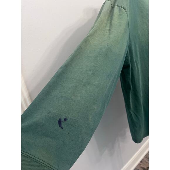 Carhartt Thrashed L/S T-Shirt Mens 3XL SunFaded Arm SpellOut Destroyed Grunge - Picture 6 of 11